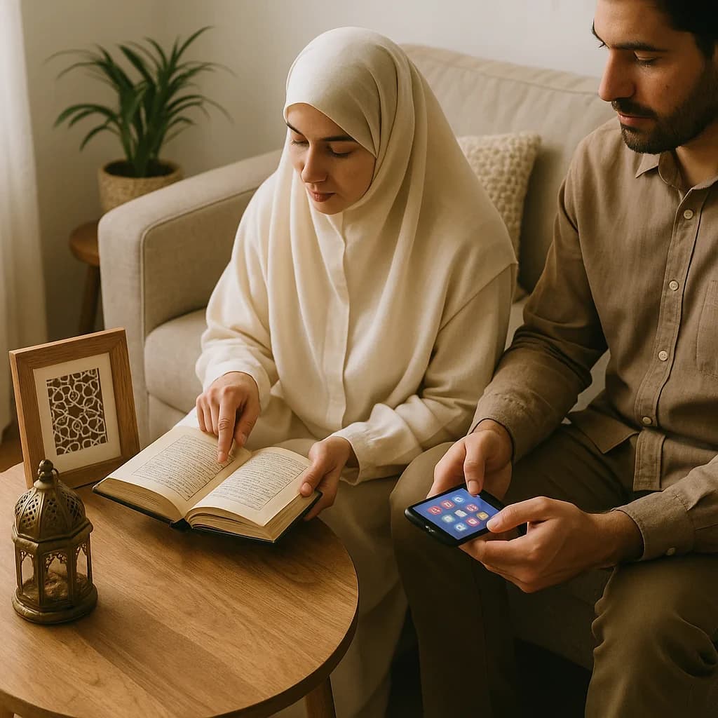 Adab do marido com sua esposa no Islã vs aplicativos de namoro casual