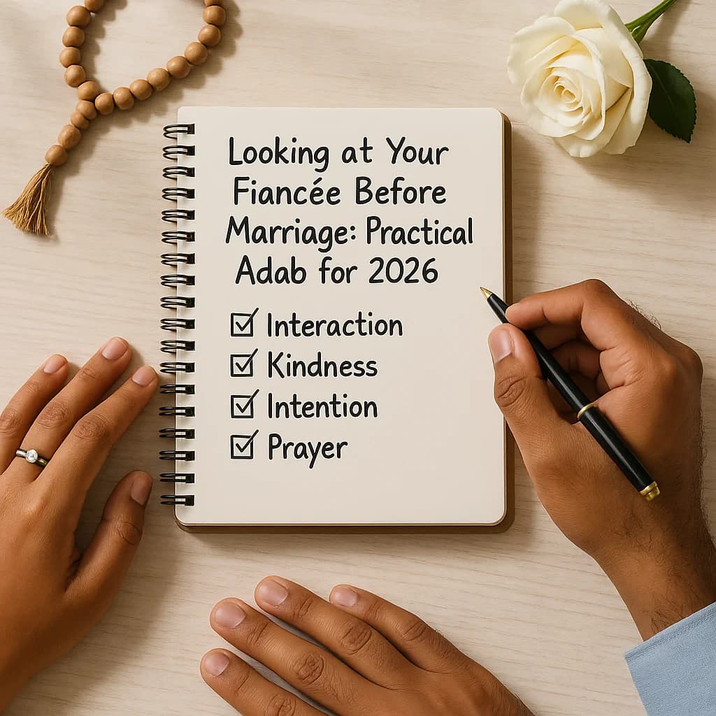 Looking at Your Fiancée Before Marriage: Practical Adab for 2026