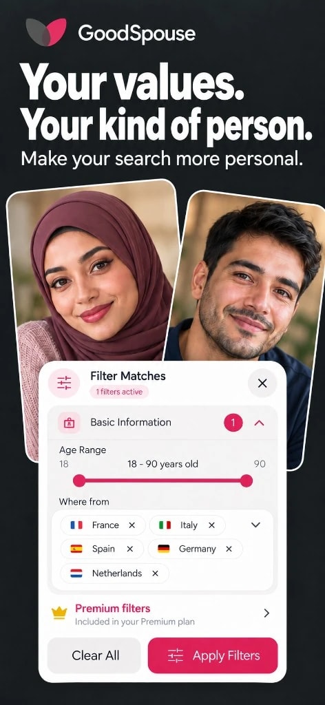 Islamic values filters