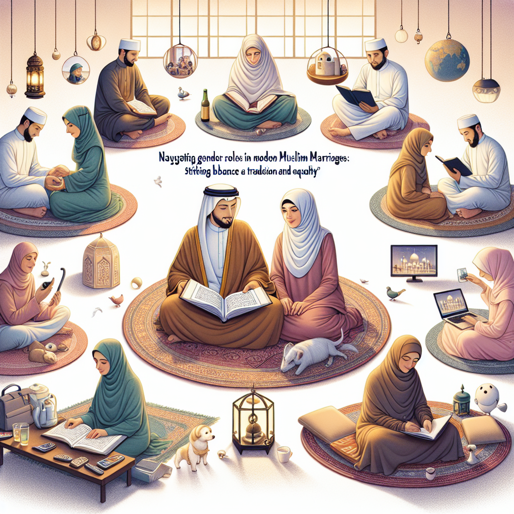 Naviguer les rôles de genre dans les mariages musulmans modernes
Naviguer les rôles de genre dans les mariages musulmans modernes: Trouver un équilibre entre tradition et égalité
Le mari...